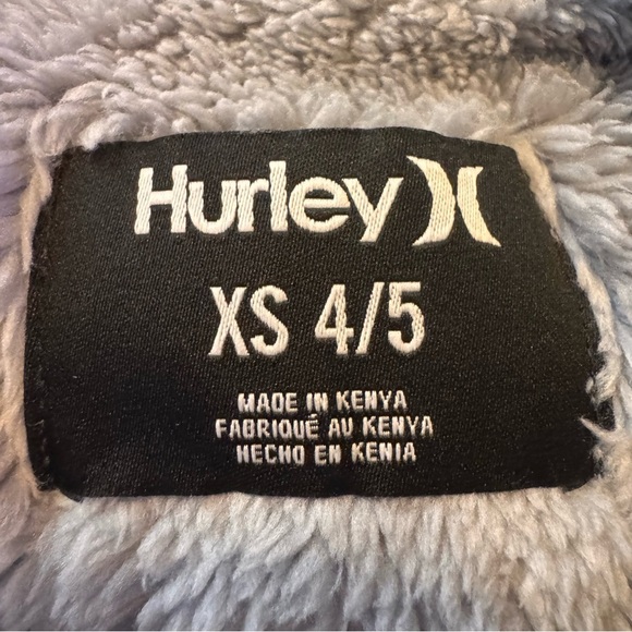 Hurley Kids Gray Fleece Pullover - Picture 4 of 6